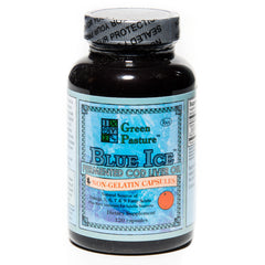 BLUE ICE Fermented Cod Liver Oil - Orange Capsules